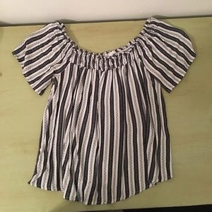 off the shoulder shirt